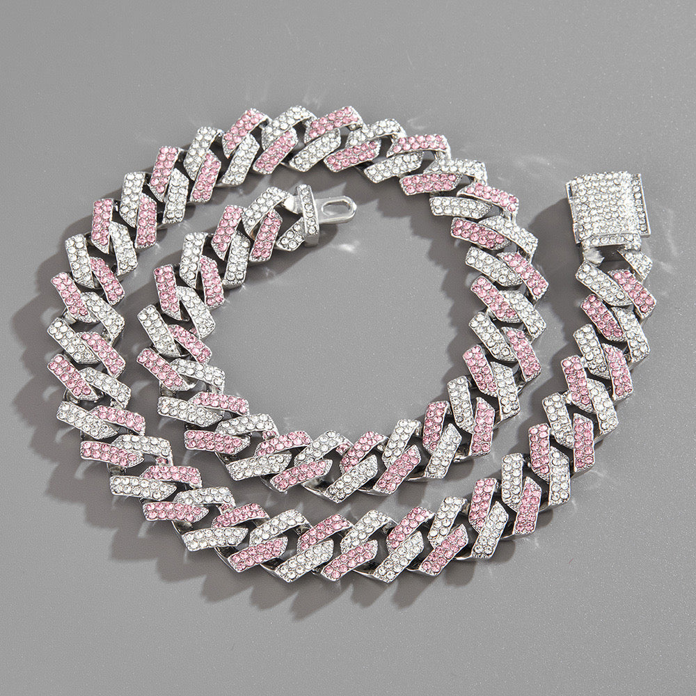 Rhinestone Cuban Link