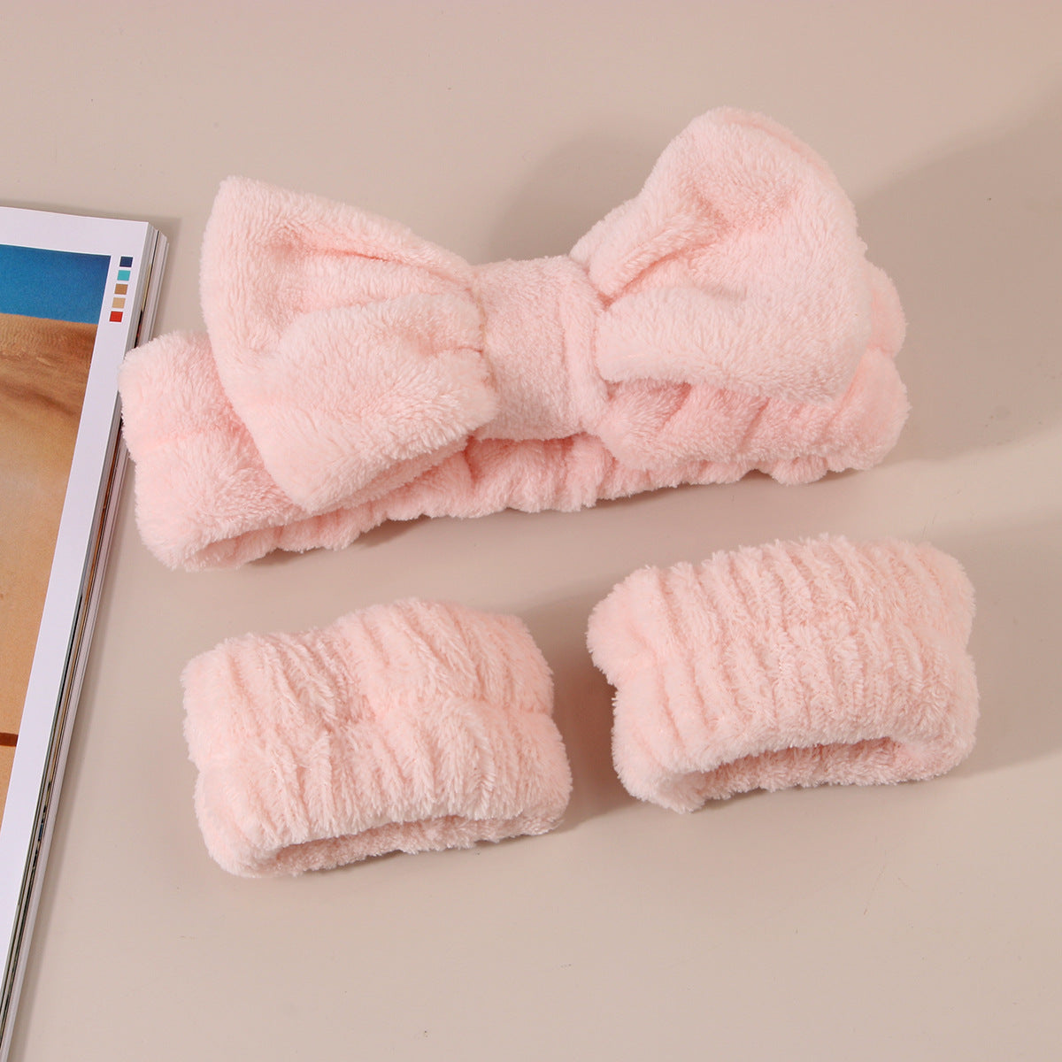 Spa Headband and Wristband Set