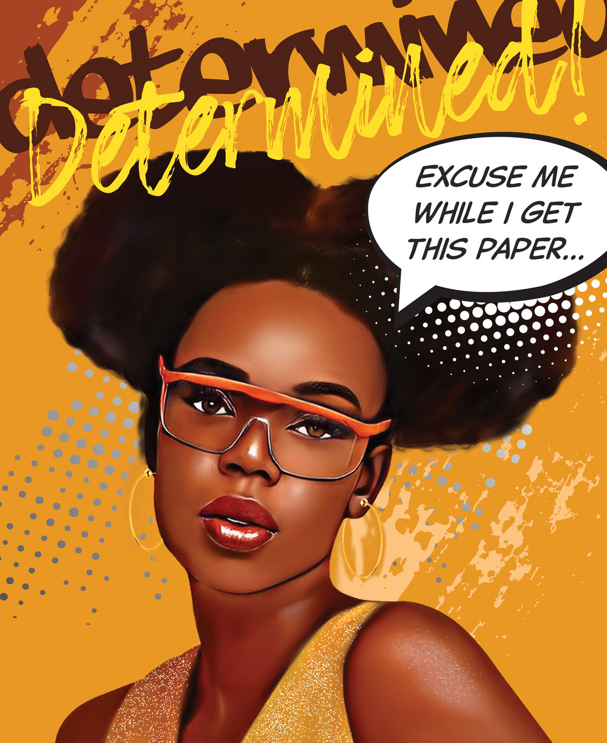 I Am Determined Pocket Folder Set of 3