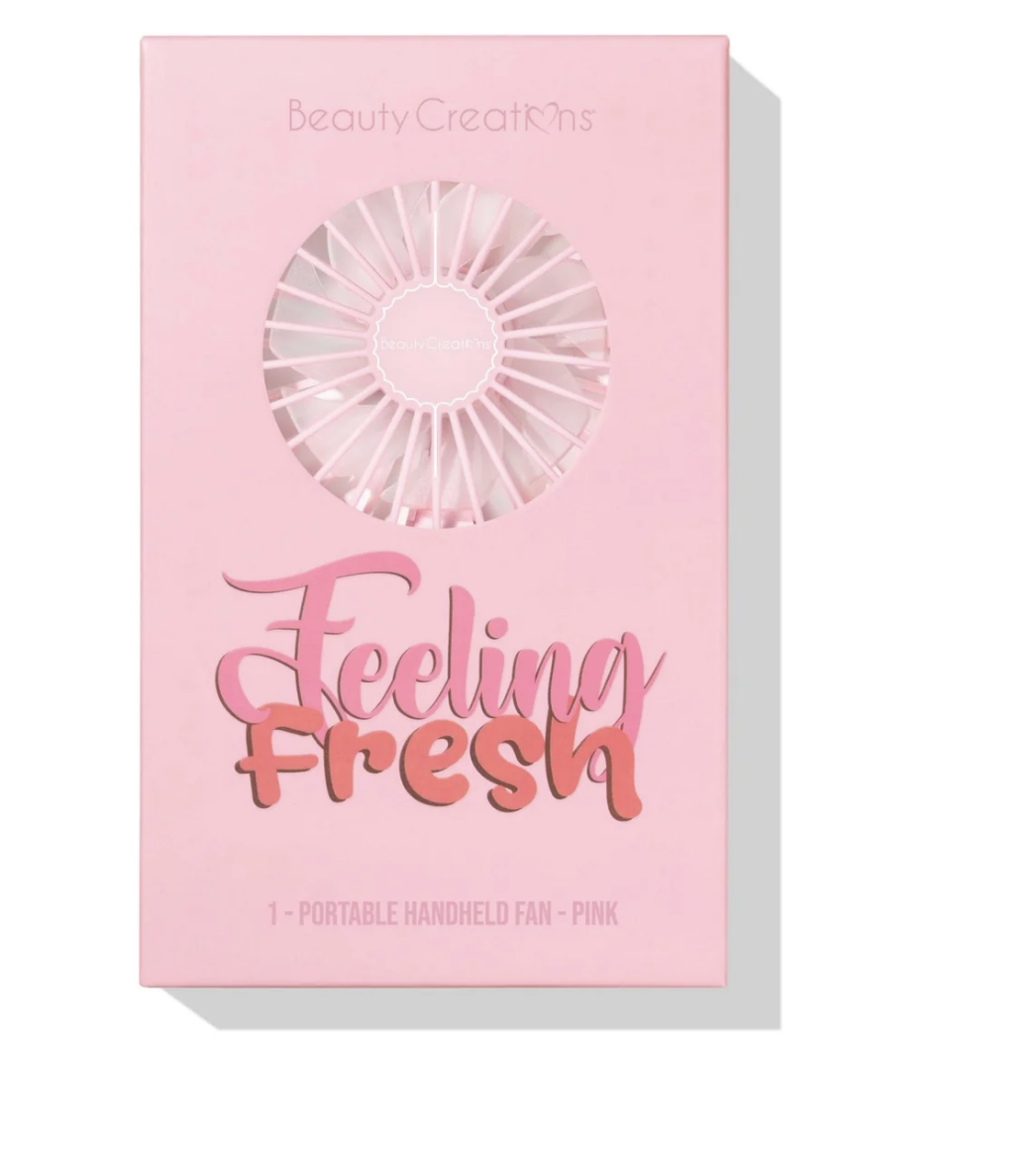 Feeling Fresh Handheld USB Chargeable Mini Fan Pink