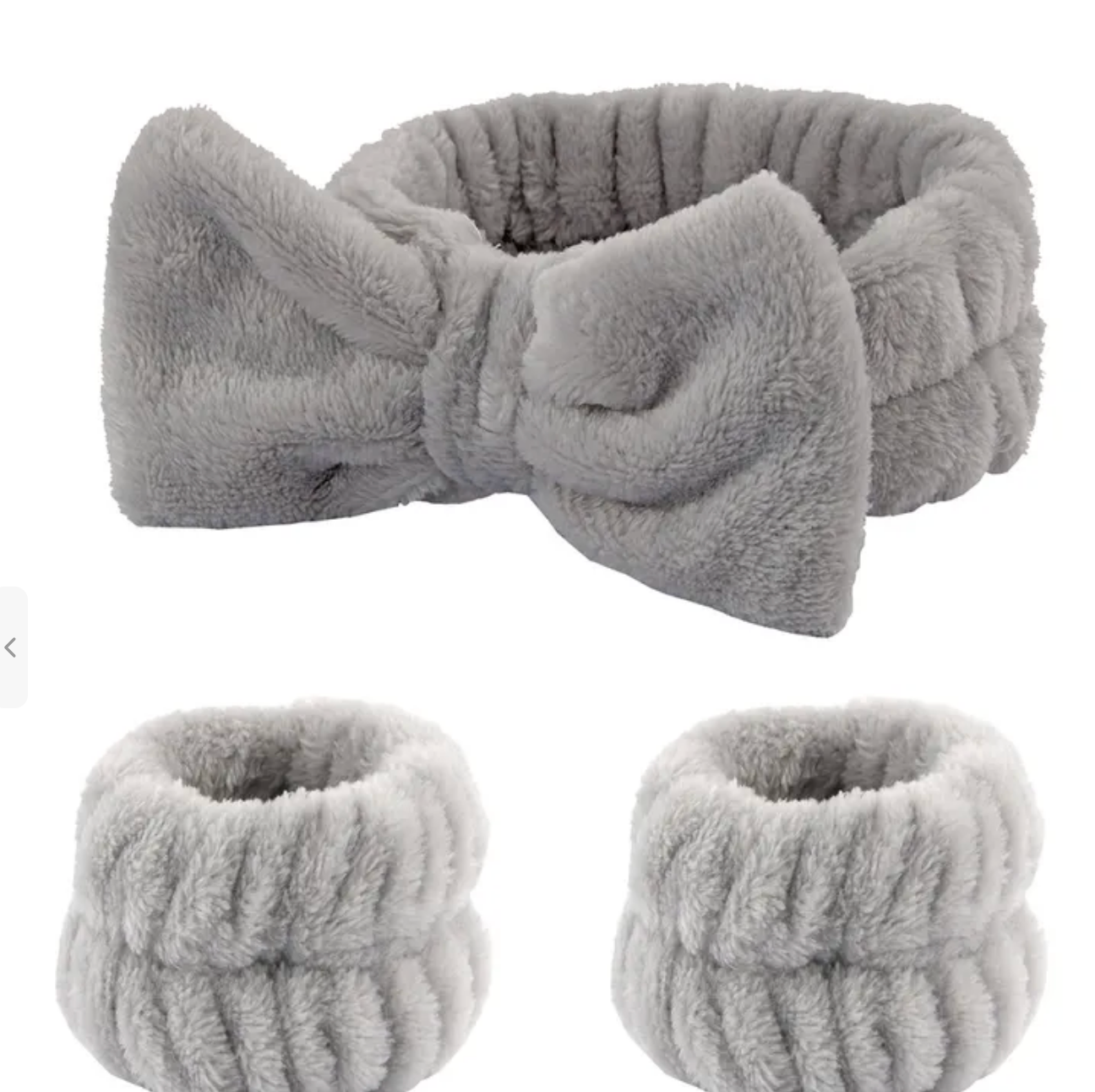 Spa Headband and Wristband Set