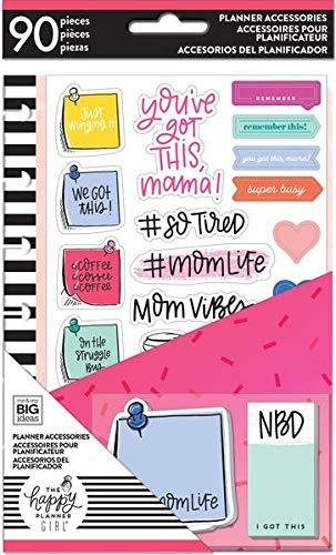 Happy Planner Girl, Planner Accessories Pack, Super MOM