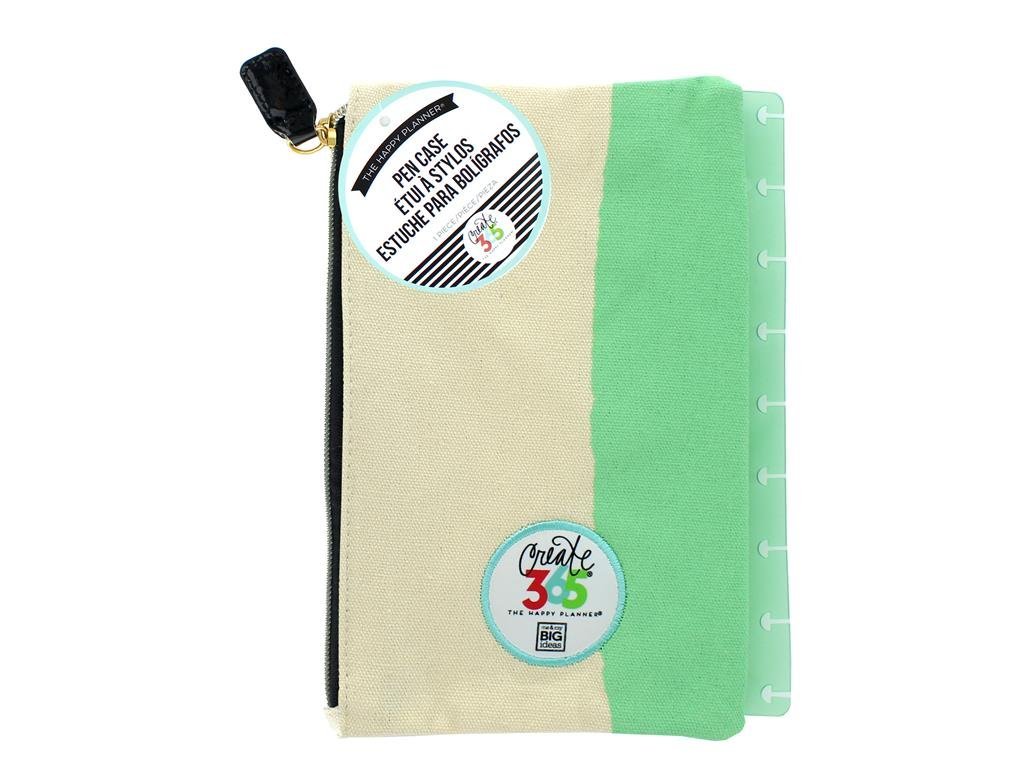 Create 365 The Happy Planner Snap in Pouch, Happy Things Inside Mint With White Pouch
