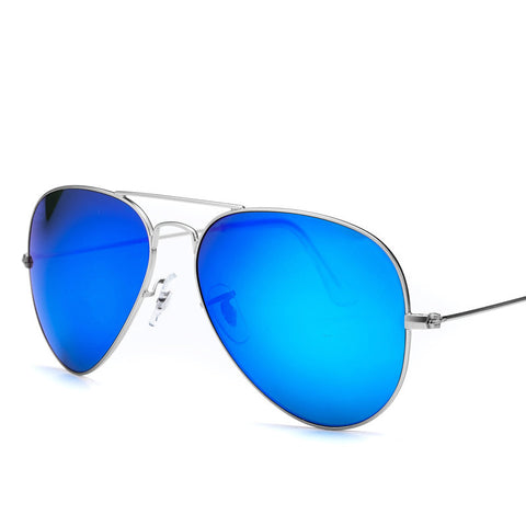 Unisex Classic Aviator Glasses Mirror Sunglasses