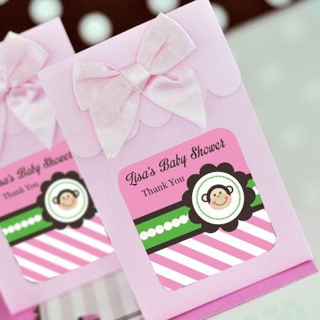 Sweet Shoppe Candy Boxes - Pink Monkey Party (set of 12)