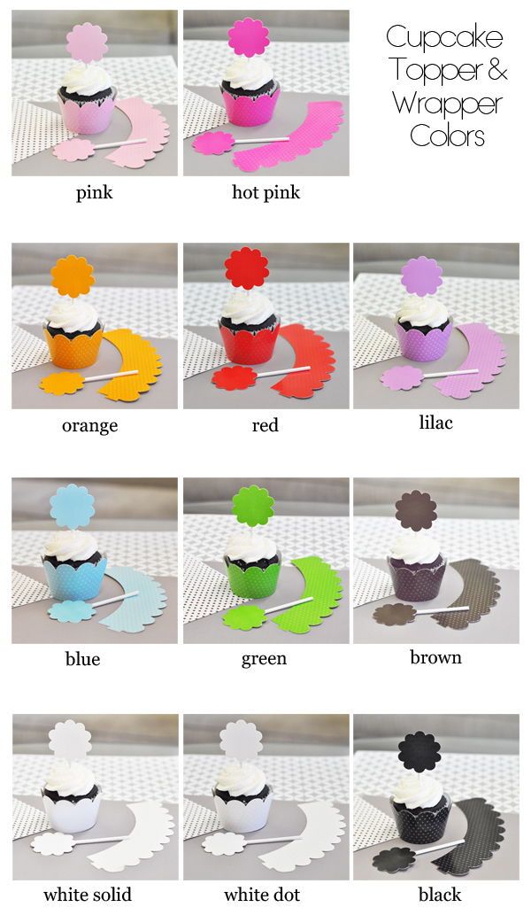 Personalized Sweet 16 or 15 Cupcake Wrappers & Cupcake Toppers (Set of 24)