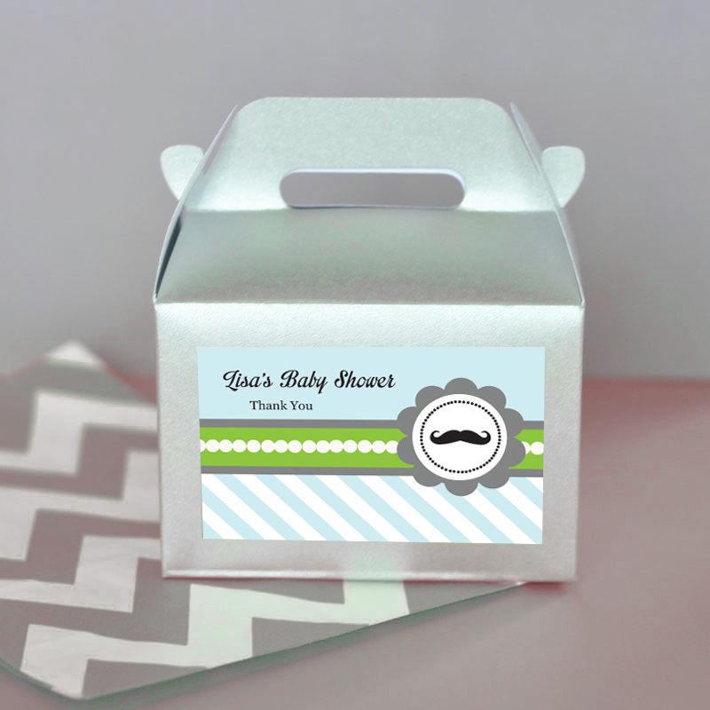 Little Man Party Mini Gable Boxes (set of 12)