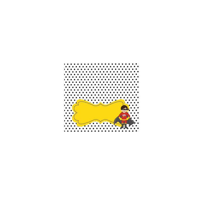 Super Hero Boy Birthday Menu CardsPlace Cards (Set of 4)