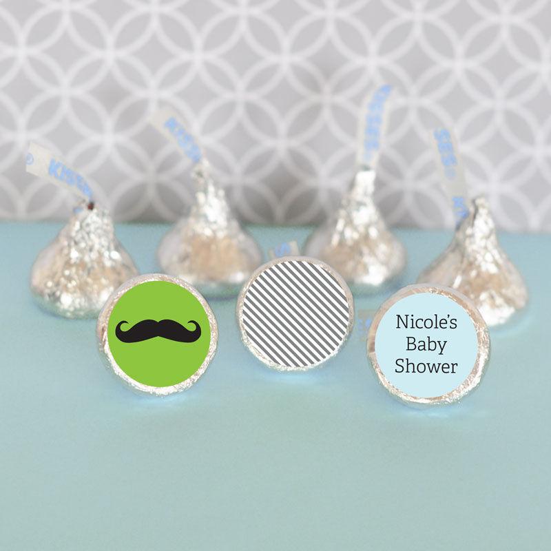 Personalized Little Man Hershey's® Kisses Labels Trio (Set of 108)