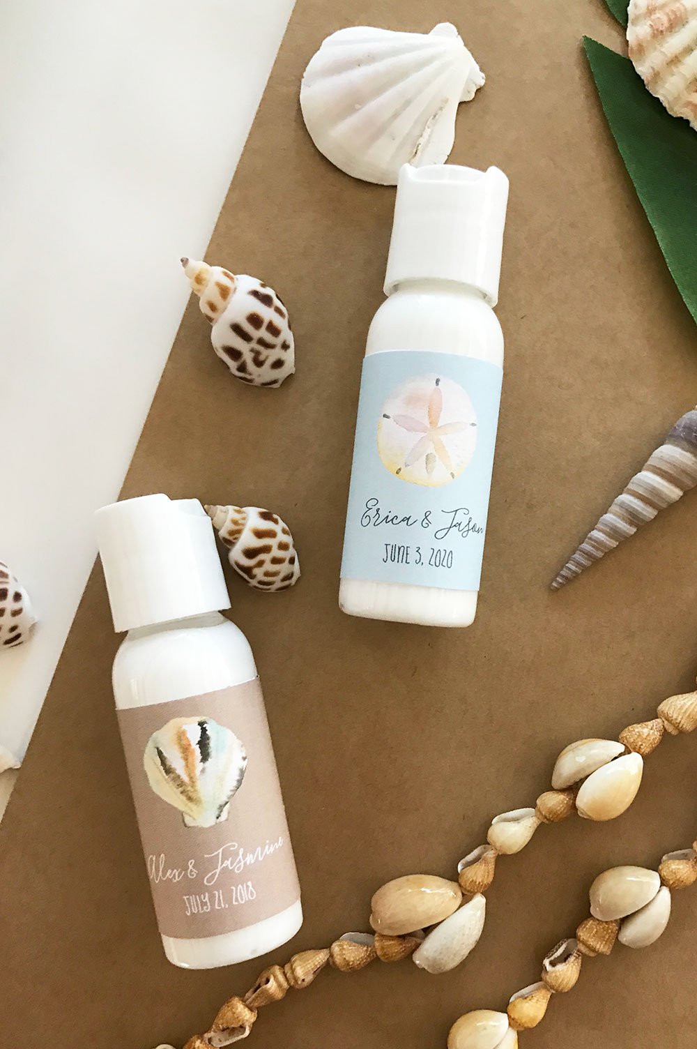 Personalized Tropical Beach Lotion