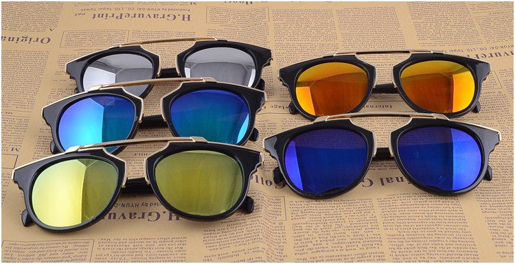Women's New Fashion Cat Eye Mirrored Sunglasses