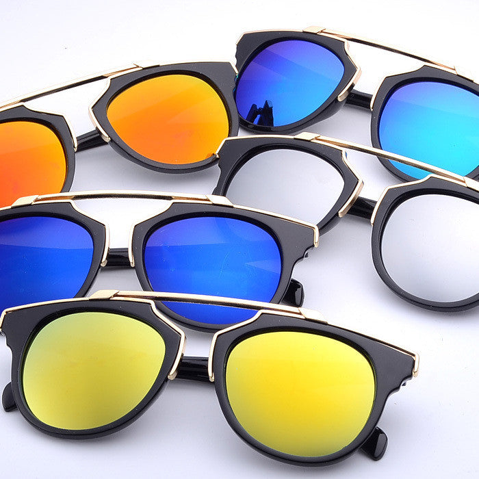 Women's New Fashion Cat Eye Mirrored Sunglasses