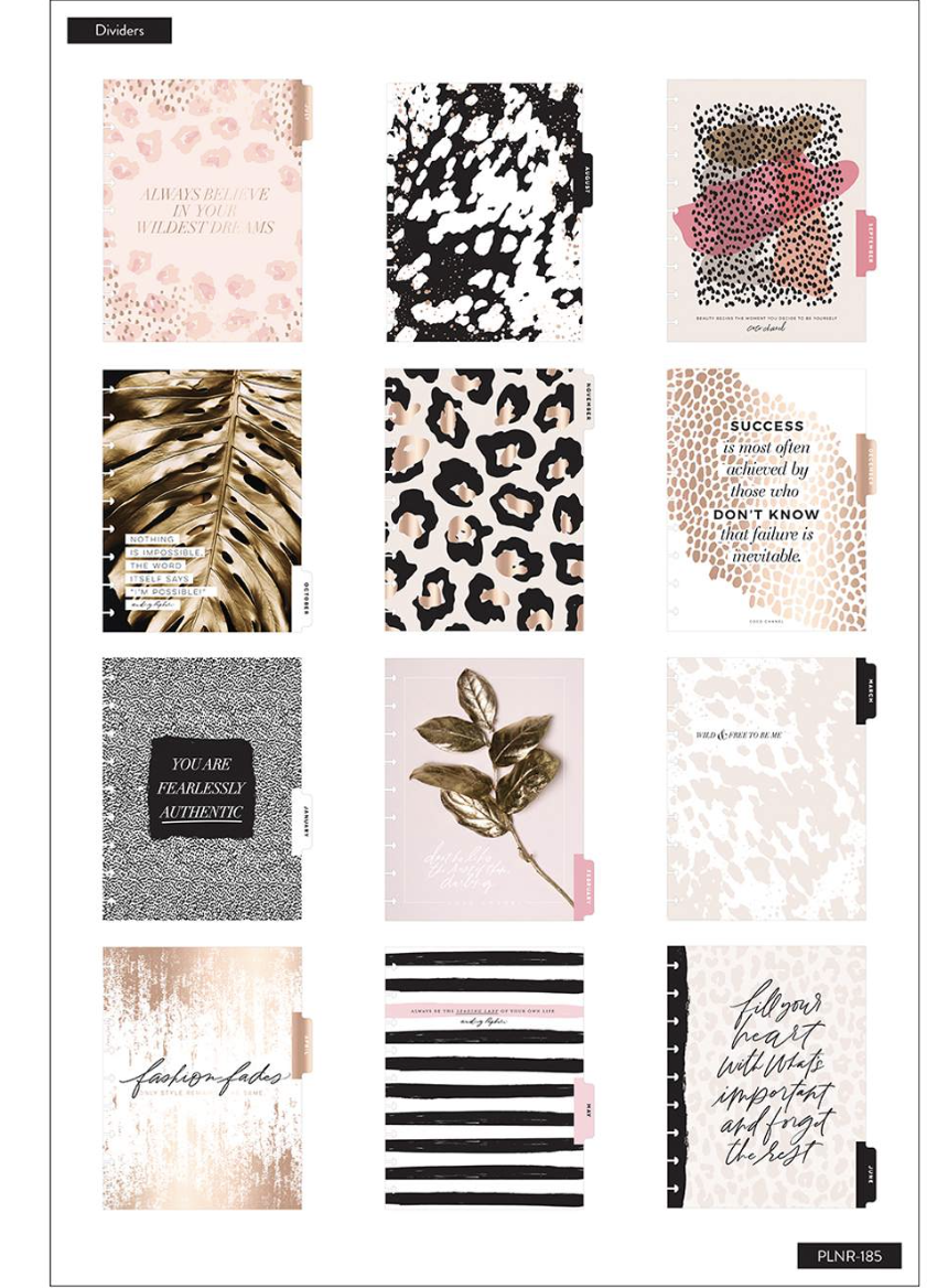 The Happy Planner Wild Style Classic 18 Month Planner