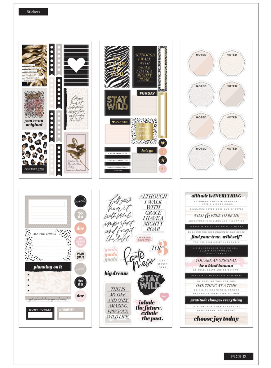 The Happy Planner Wild Styled Planner Companion