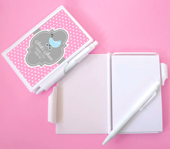 Personalized Notebook Baby Shower Favors - pack of 24