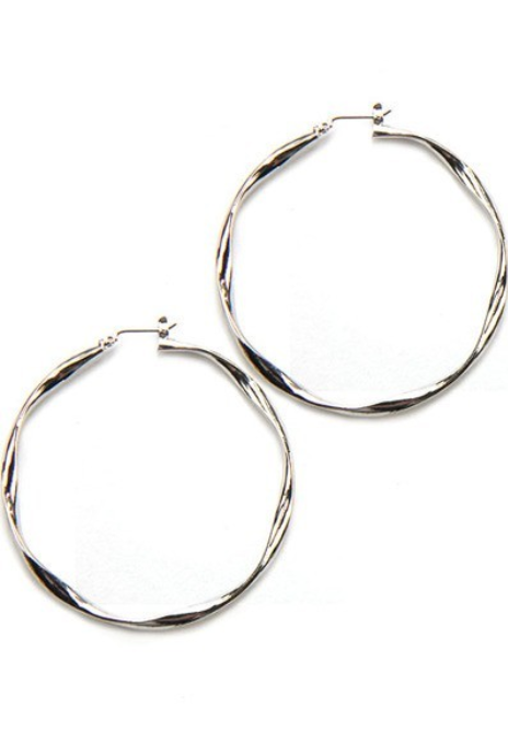 Metal Hoop Earrings