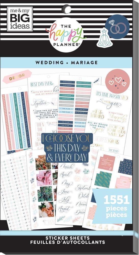 Wedding Sticker notebook or planner