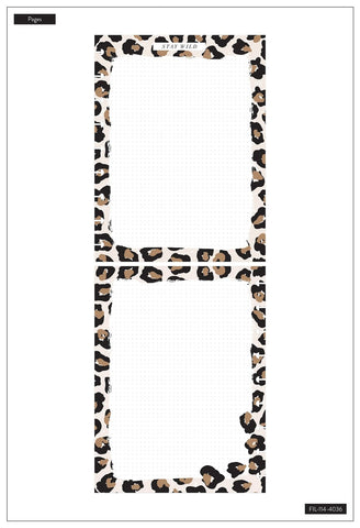 Classic Filler Paper - Leopard Wild Styled