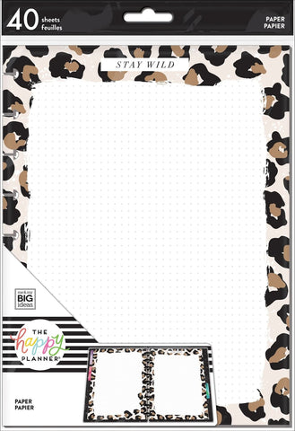 Classic Filler Paper - Leopard Wild Styled
