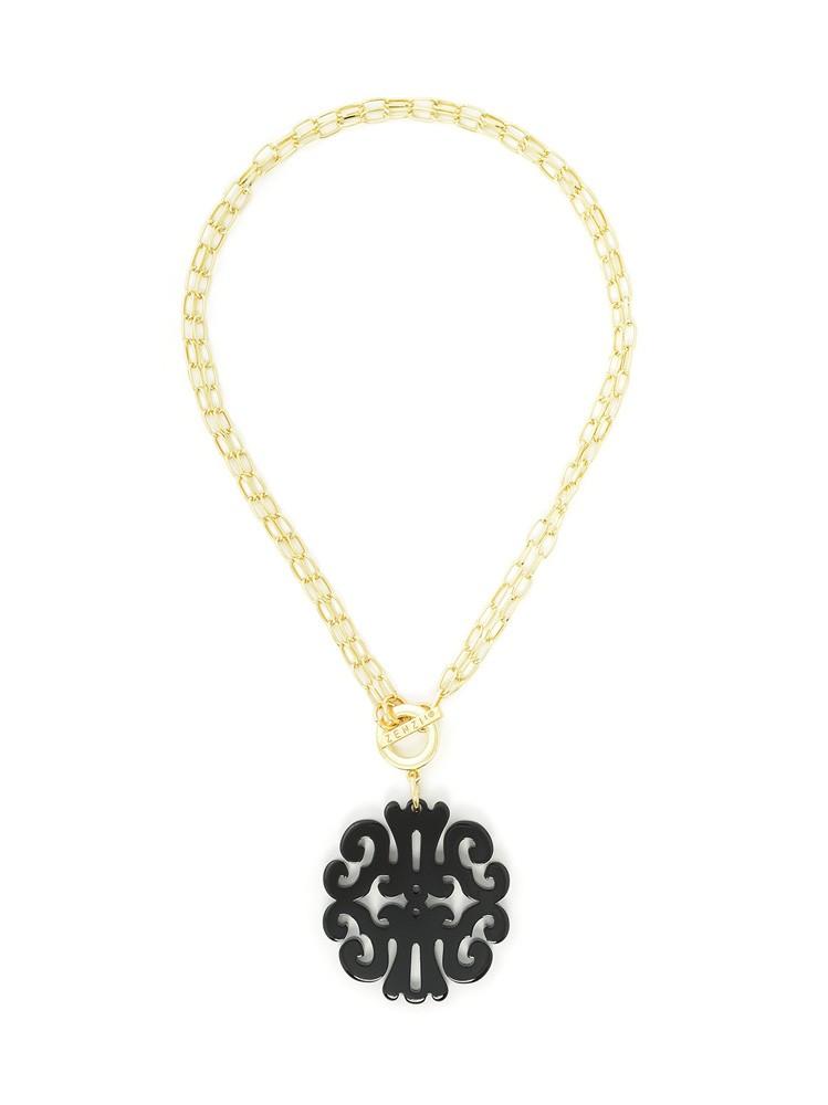 Statement Scroll Pendant Necklace