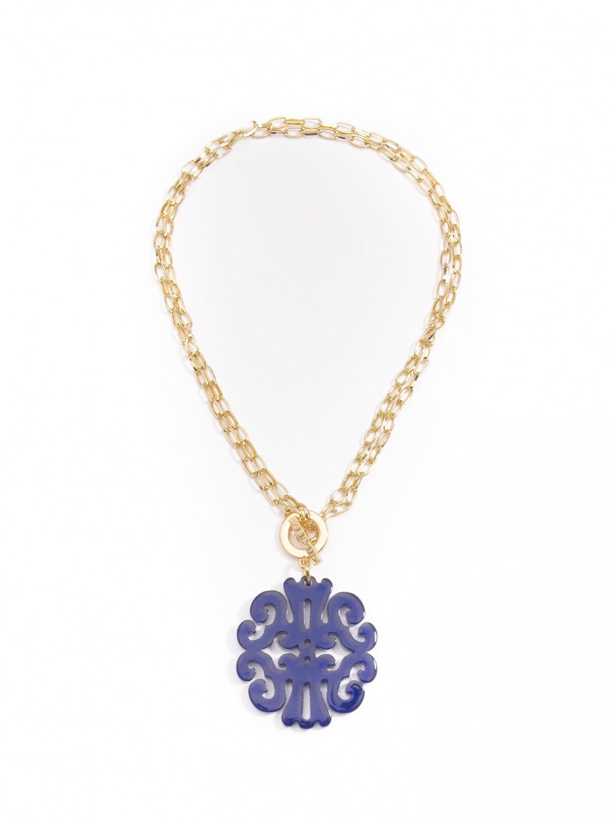 Statement Scroll Pendant Necklace