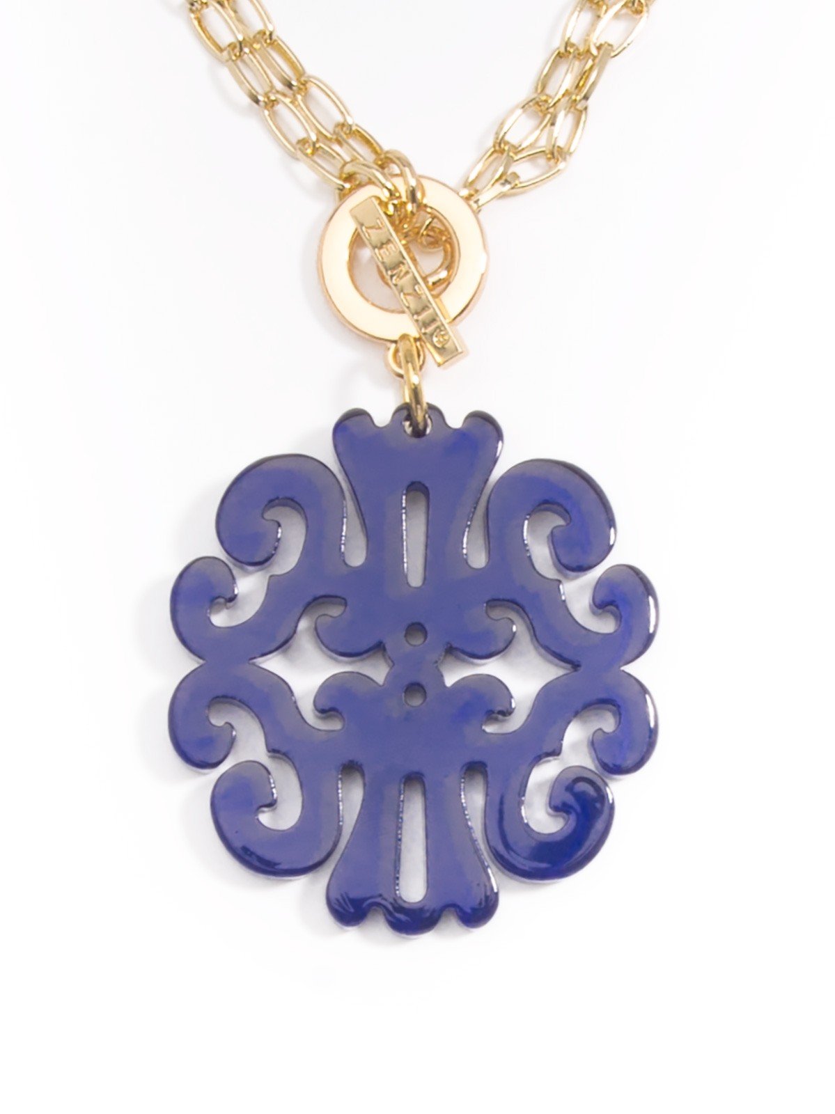 Statement Scroll Pendant Necklace