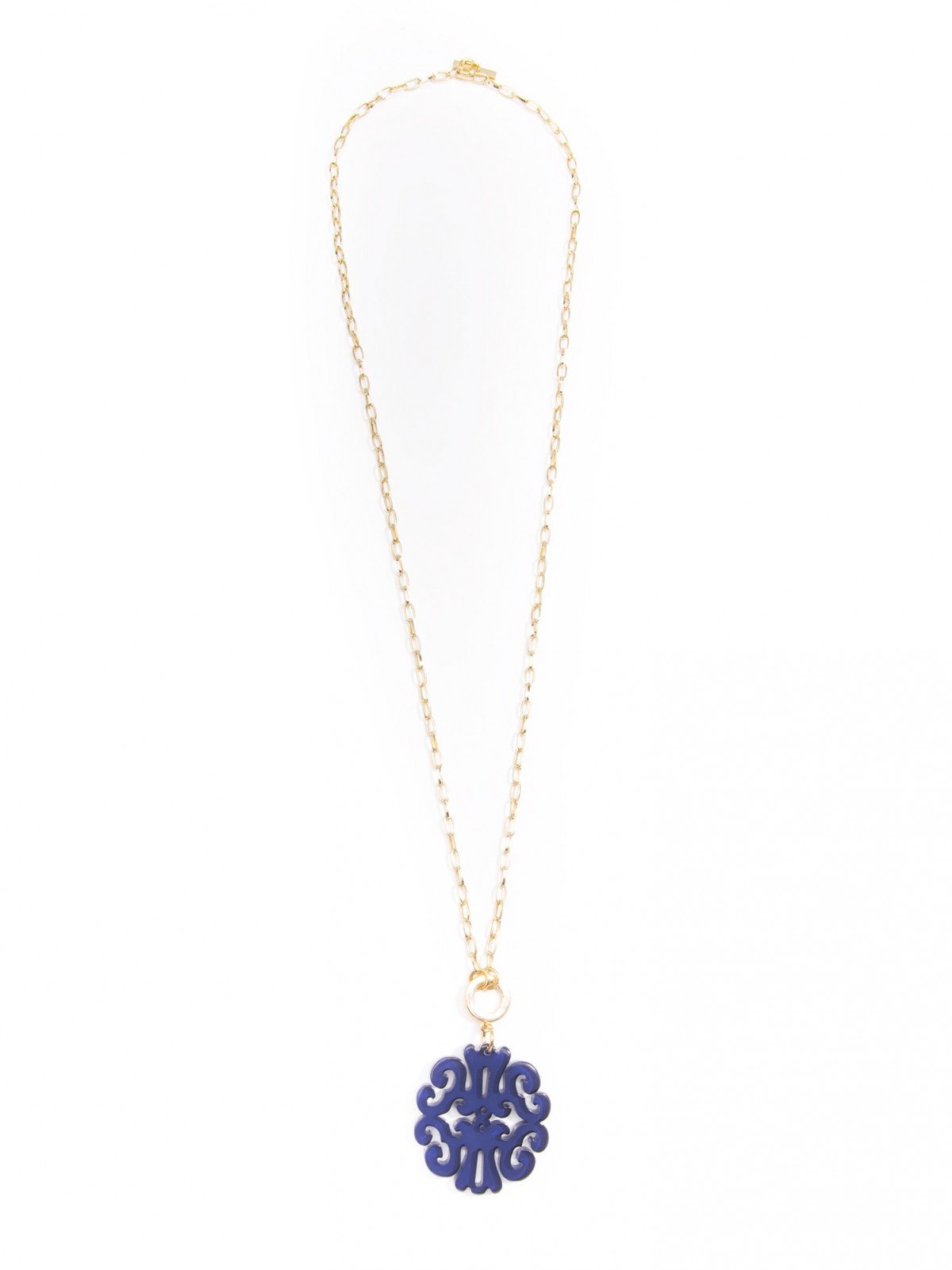 Statement Scroll Pendant Necklace