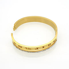 Gold Rhinestone Bangle