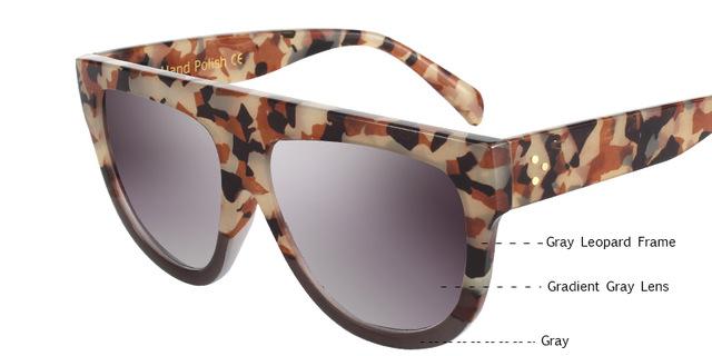 Flat Top Oversized Sunglasses