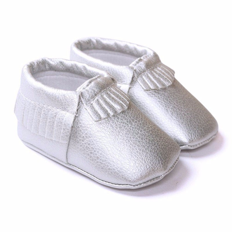 Newborn Baby First Walkers Moccasins Soft Soled Shoes