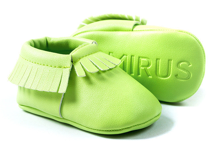Newborn Baby First Walkers Moccasins Soft Soled Shoes