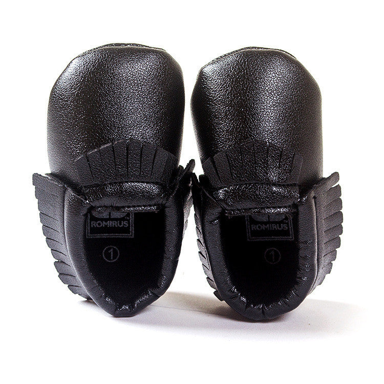 Newborn Baby First Walkers Moccasins Soft Soled Shoes