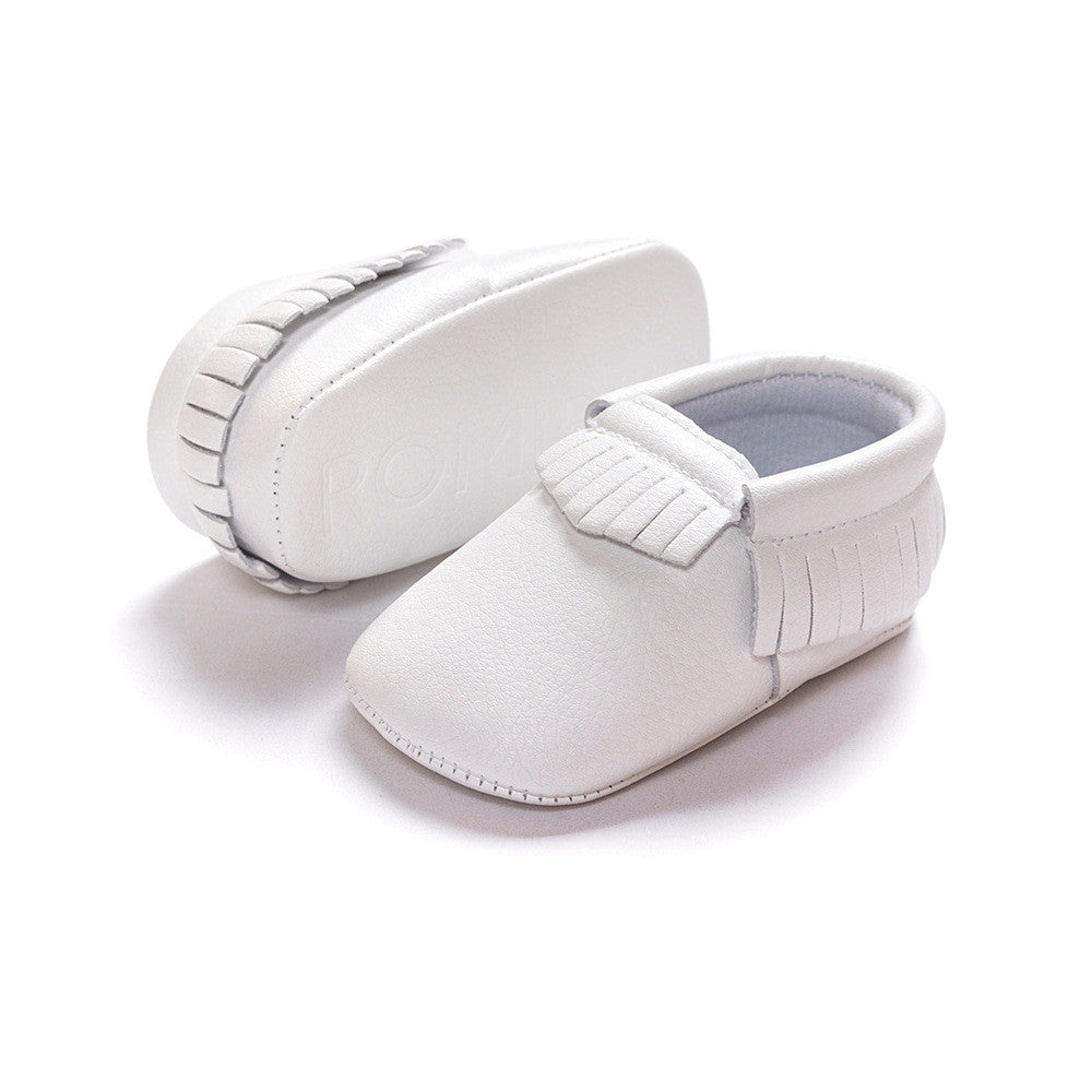 Newborn Baby First Walkers Moccasins Soft Soled Shoes
