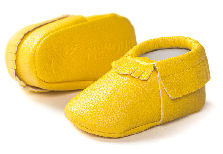 Newborn Baby First Walkers Moccasins Soft Soled Shoes