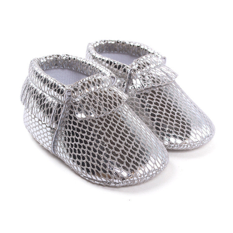 Newborn Baby First Walkers Moccasins Soft Soled Shoes