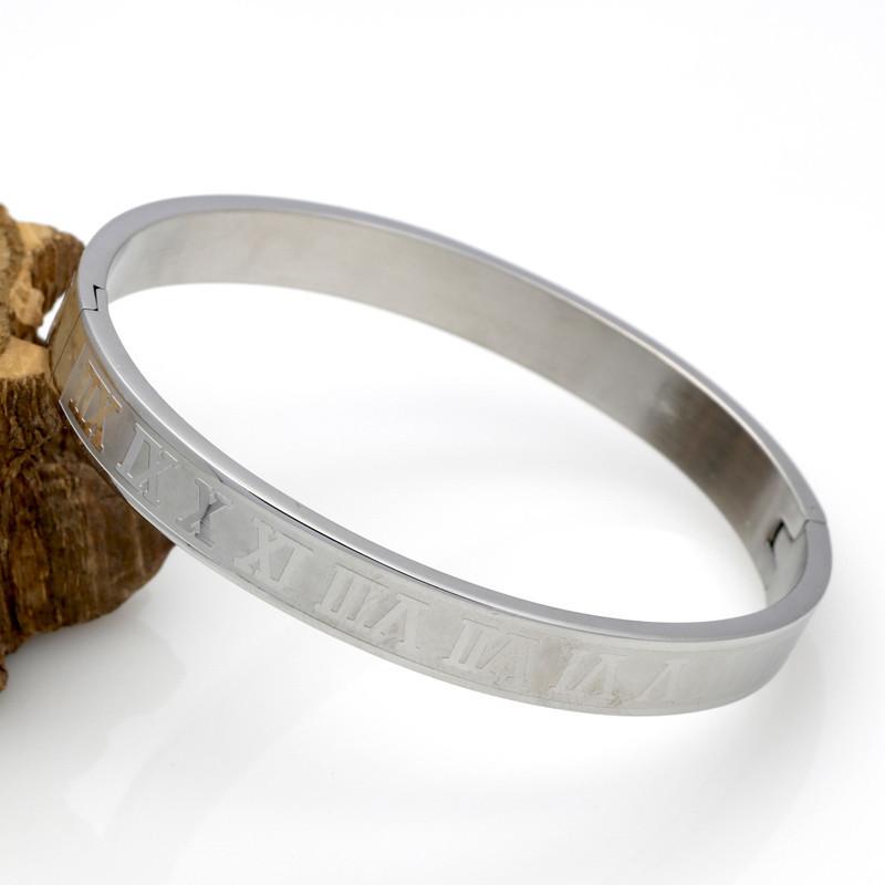Roman Numeral Bangles Men & Women