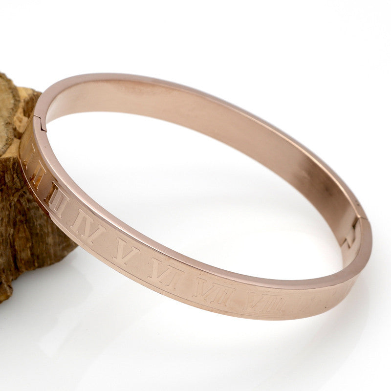 Roman Numeral Bangles Men & Women