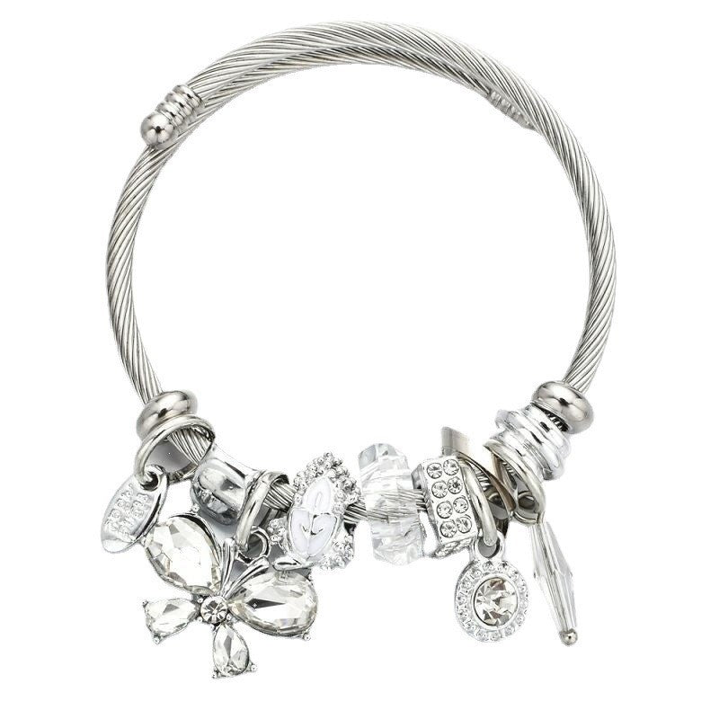 Butterfly Multi-charm Bracelet