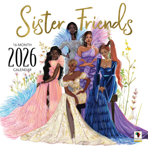 Sister Friends Wall Calendar
