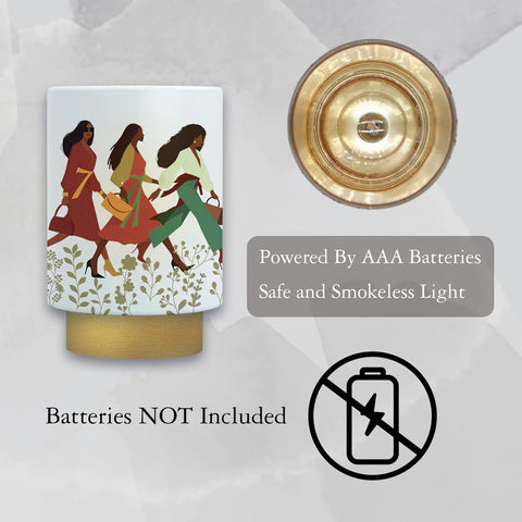 Woman With God LED Flameless Candle