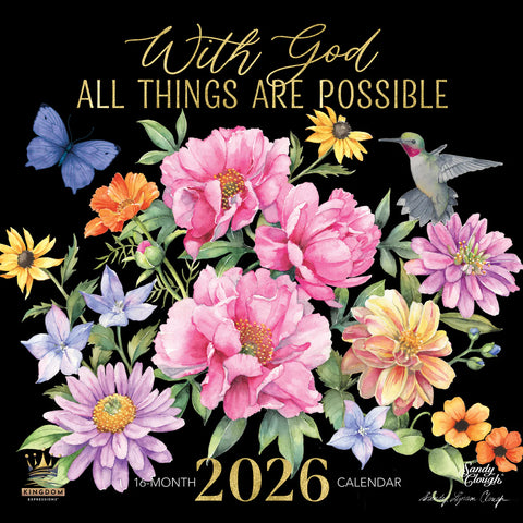 With God Wall Calendar