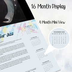 All That Jazz Wall Calendar