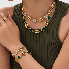 Sharee Necklace and Bracelet Set