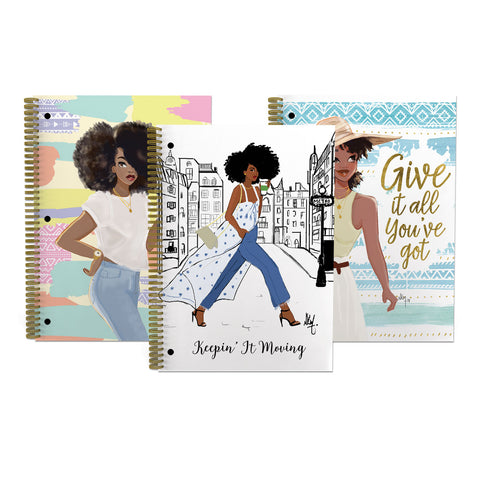 Sister Friends Spiral Notebook Set of 3