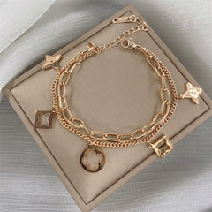 Flower Charm Bracelet