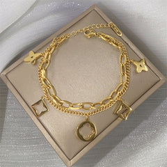 Flower Charm Bracelet