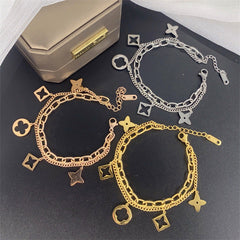 Flower Charm Bracelet