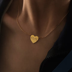 11:11 Heart Shaped Necklace