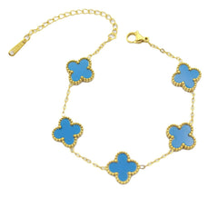 Four Clover Flower Bracelet