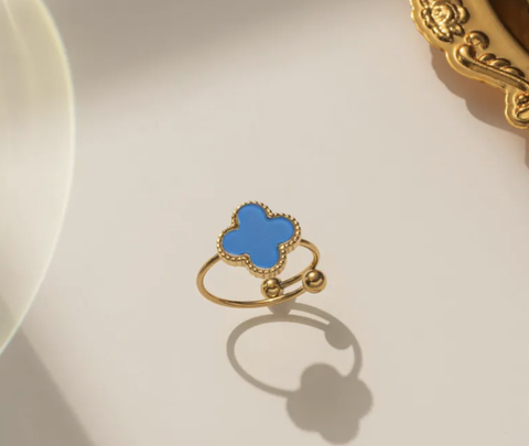 Flower Stainless Steel Necklace/Ring/Bracelet